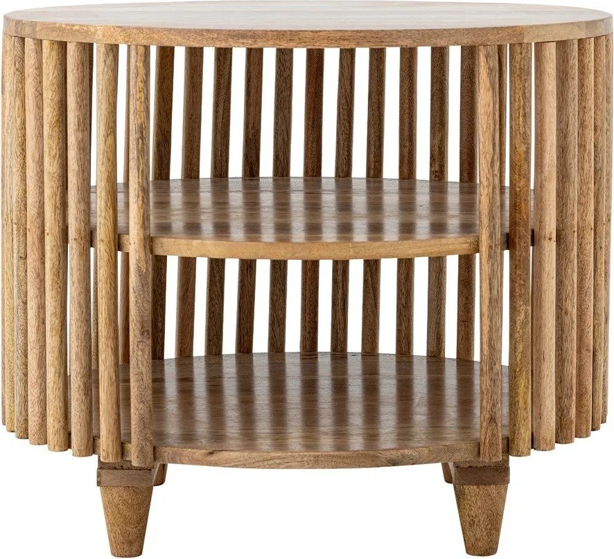 Okrągły stolik z litego drewna mango w naturalnym kolorze ø 60 cm Sali – Bloomingville