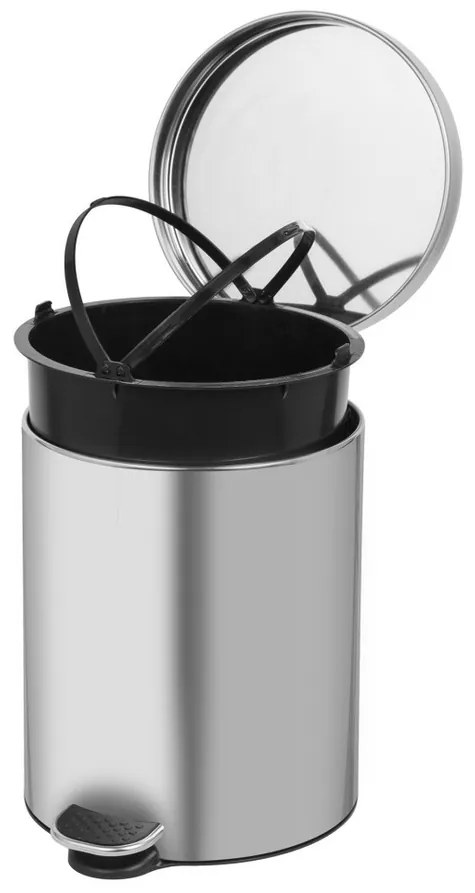Alda Kosz na śmieci z pedałem Soft Close FreedomFresh 5 l, stal nierdzewna matowa, 5 l