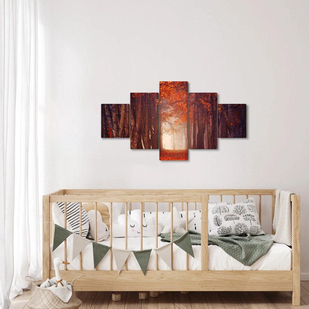 Obraz - Jesienny las (125x70 cm)