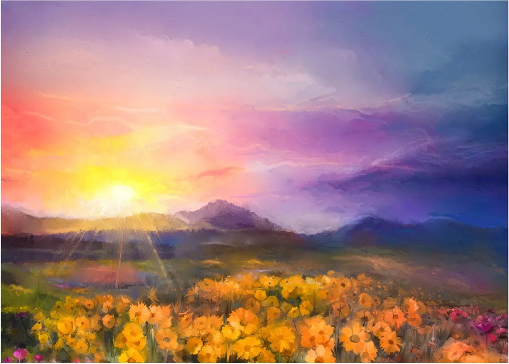 Obraz na szkle - O świcie (70x50 cm)