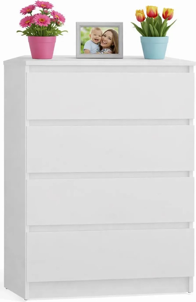 Biała skandynawska komoda 60 cm K3-B07