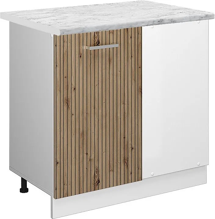 Szafka narożna dąb rzemieślniczy 86x60x81.6 r-line