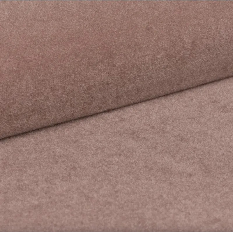 Łóżko LUX tapicerowane z pojemnikiem i zagłówkiem w tkaninie AMON 21 kolor PUDROWY RÓŻ DOMOHOME