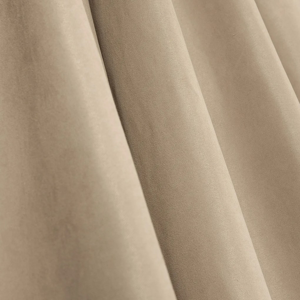 Zasłona na taśmie marszczącej kaszmirowa aksamitna 140 x 280 cm 1 szt.