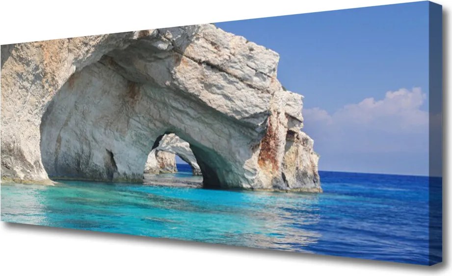 Obraz na płótnie Spokojna Tafla Błękitu