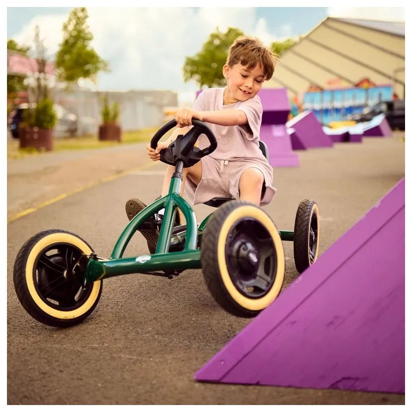 Berg gokart na pedały buddy retro green do 50 kg