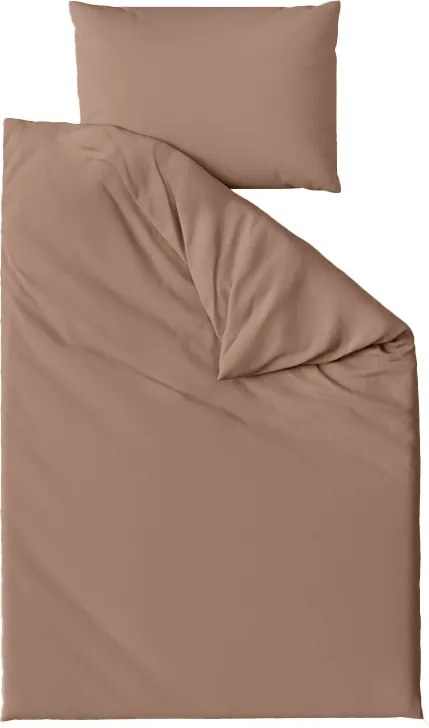 PrzytulneMieszkanie.pl PrzytulneMieszkanie.pl Bawełniana pościel LUX brązowa kieszeń hotelowa Rozmiar pościeli: 70 x 90 cm | 140 x 200 cm