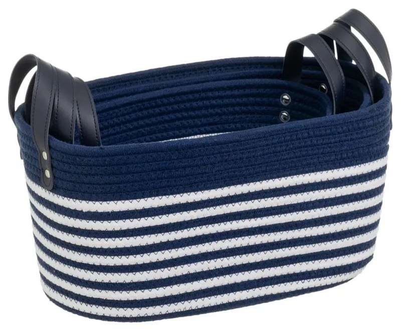 Tekstylne koszyki zestaw 3 szt. 38x22x20 cm – Casa Selección