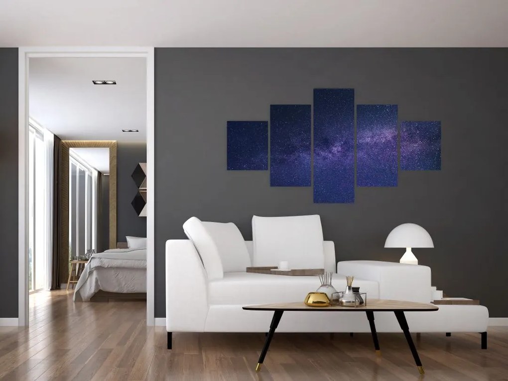Obraz galaktyki (125x70 cm)