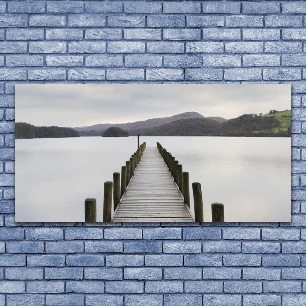 Obraz drukowany na płótnie Monumentalny Most nad Morzem