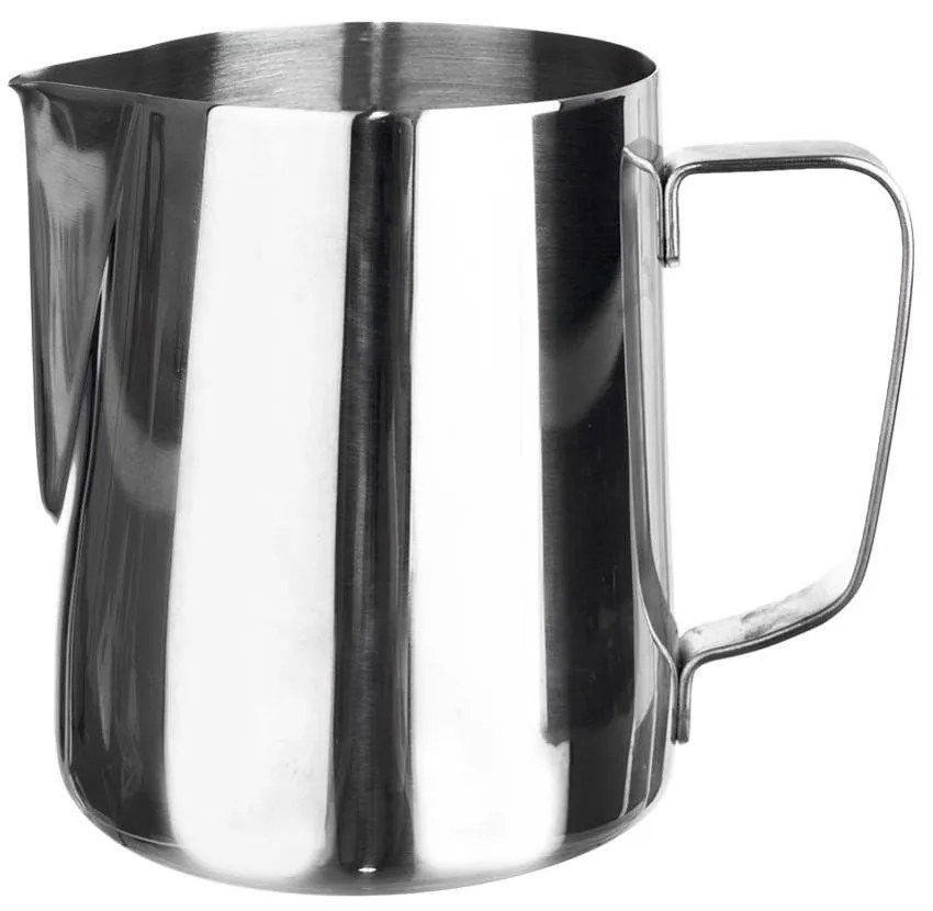 Mlecznik stalowy z uchwytem i miarką 350 ml