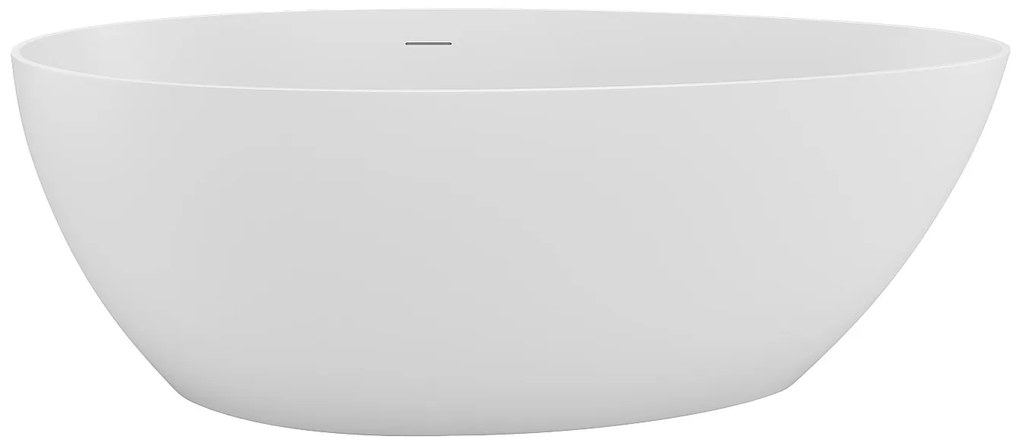 Wanna wolnostojąca asymetryczna - 245 l - 160 x 82 x 58 cm - Biały mat - Akryl - APULIA