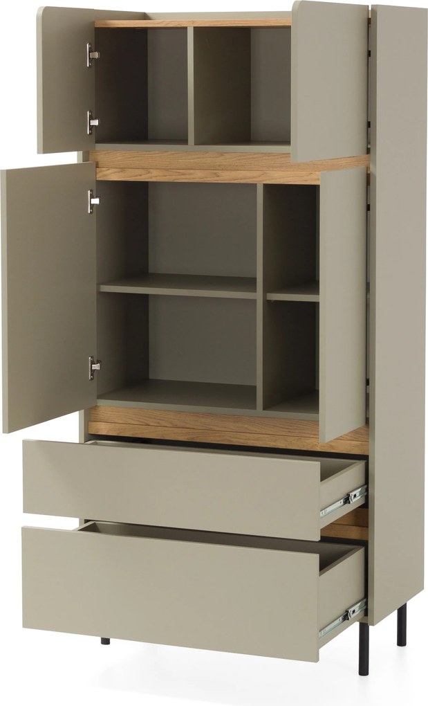 Komoda MURO 80 cm do Salonu Sypialni Odcienie zieleni