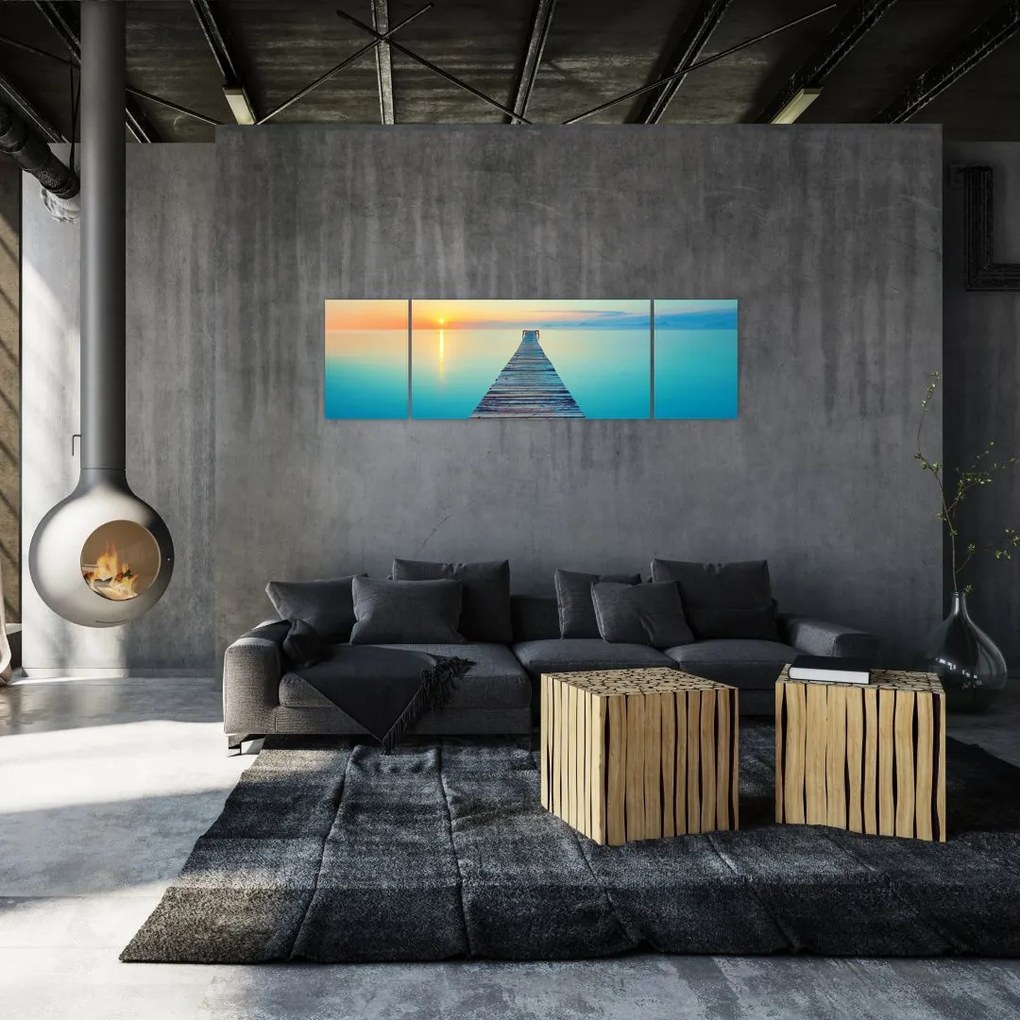 Obraz - Molo do nieskończoności (170x50 cm)