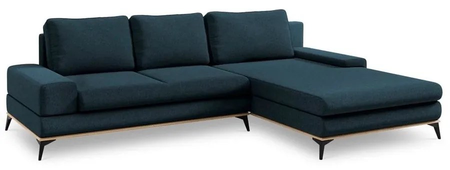 Morski rozkładany narożnik Windsor &amp; Co Sofas Planet, prawostronny