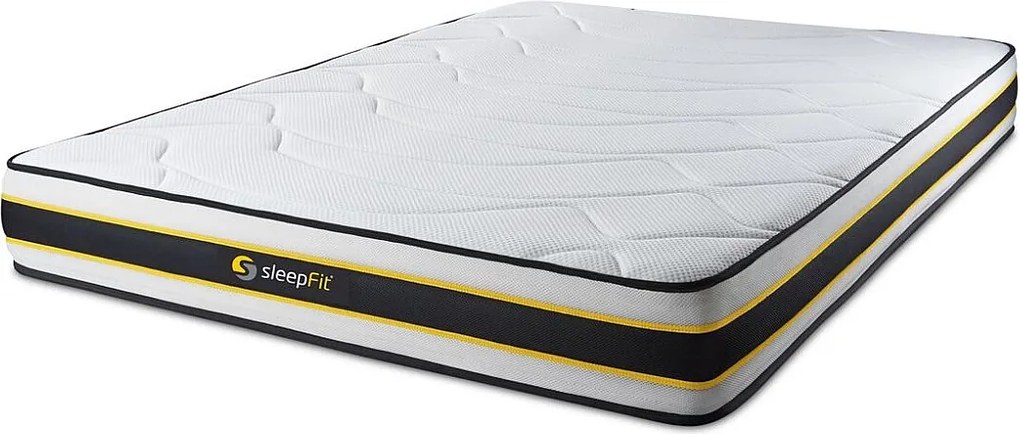 Materac FLEXY 140x190cm, Grubosc : 22 cm, sprezyny kieszeniowe i pianka z pamiecia ksztaltu, Wysoki, 3 strefy komfortu