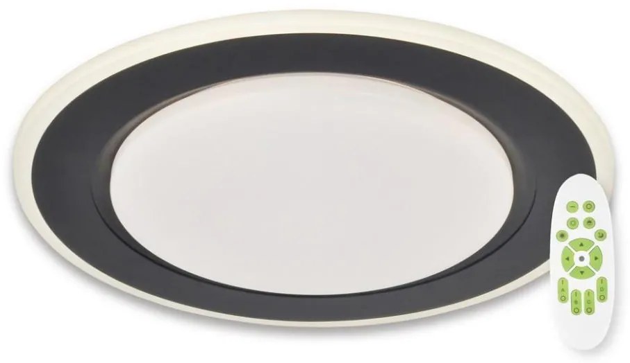 Top Light - LED Plafon ściemnialny LED/51W/230V czarny + pilot