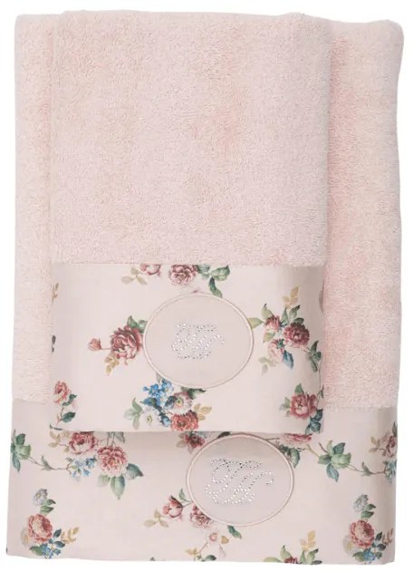 Podarunkowy zestaw ręczników ROSELAND, 2 szt Różowy