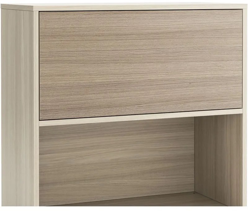 Uchylne drzwi do regałów LAYERS, 800 x 400 x 357, dąb bejcowany