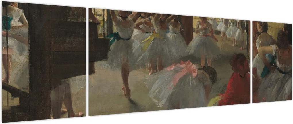 Obraz - Edgar Degas, The Dance Class, reprodukcje (170x50 cm)