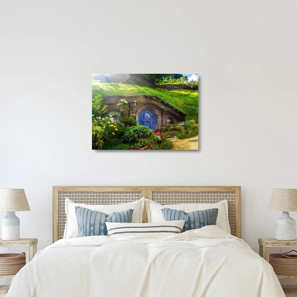 Obraz na szkle - Hobbit (70x50 cm)