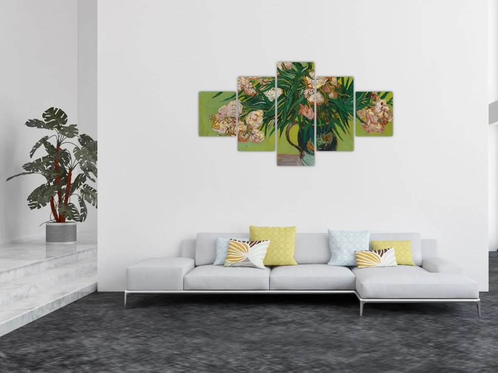 Obraz - Vincent van Gogh, Oleanders, reprodukcje (125x70 cm)
