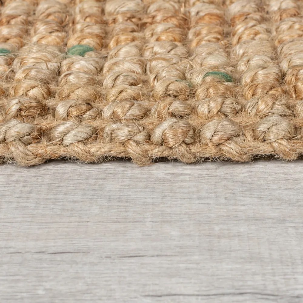 Chodnik z juty tkany ręcznie w naturalnym kolorze 60x230 cm Jute Boucle Multi – Flair Rugs