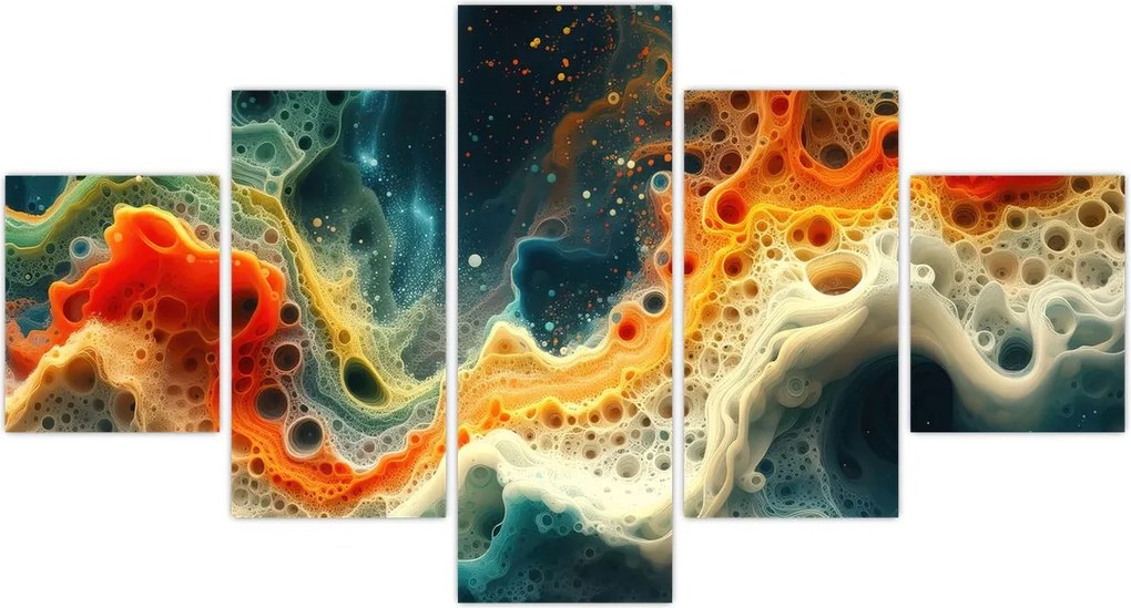 Obraz - Nowoczesna abstrakcja (125x70 cm)