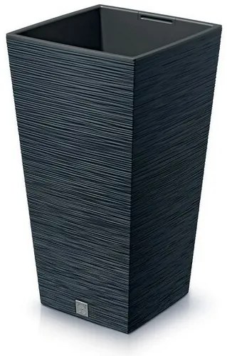 Doniczka FURU SQUARE 29,5 cm, antracyt, 29,5 cm