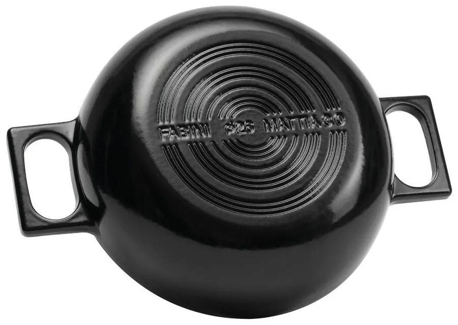 Patelnia z pokrywką żeliwna ø 26 cm tegame Mattia 3.0 – FABINI