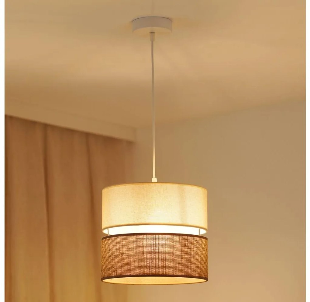 Brilagi - Lampa sufitowa ROYAL YUTE 1xE27/15W/230V pr. 25 cm beż/krem