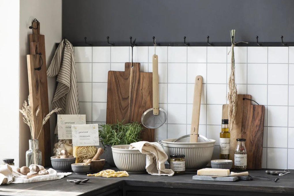 Kremowe ceramiczne miski MYNTE BUTTER CREAM, zestaw 3 sztuki