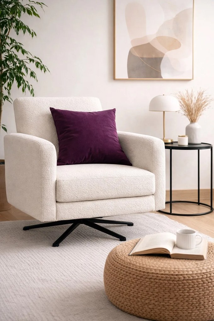 Poszewka na poduszkę dekoracyjna : Kolor tkaniny - VELVET - MG02, Rozmiar - 40x40, Typ tkaniny - Velvet
