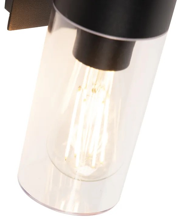 Zewnetrzna Nowoczesna lampa ścienna zewnętrzna czarna - Rullo Nowoczesny Oswietlenie zewnetrzne