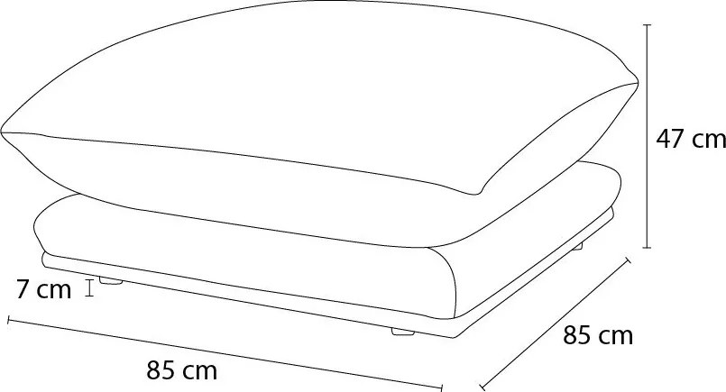 Beżowy podnóżek Ernest – Bobochic Paris