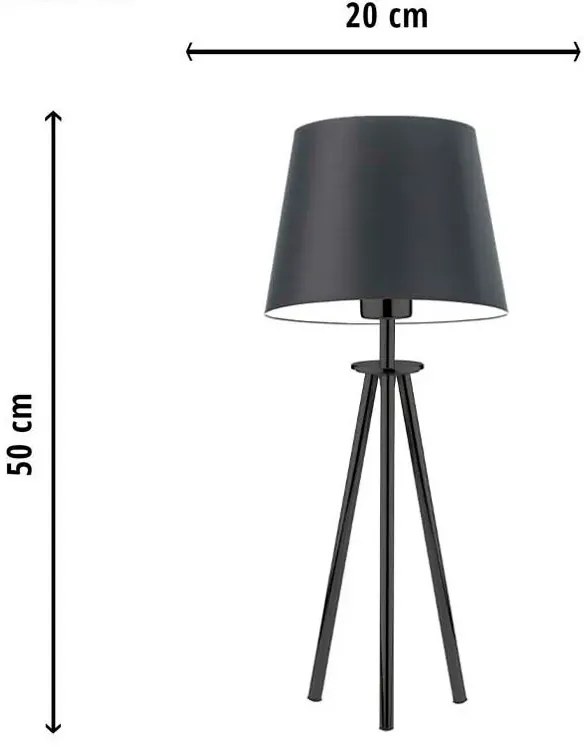 Mała lampka do sypialni na złotym stelażu - EX918-Ritan - 18 kolorów