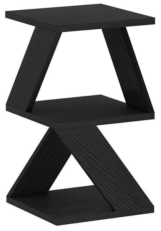 Stolik do odkładania Albeni Black Wooden