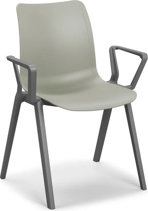 Plastikowe krzesło konferencyjne na nogach Coworker PPL SP40