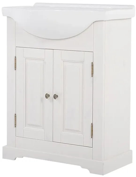 Biała szafka umywalkowa stojąca T3-N34