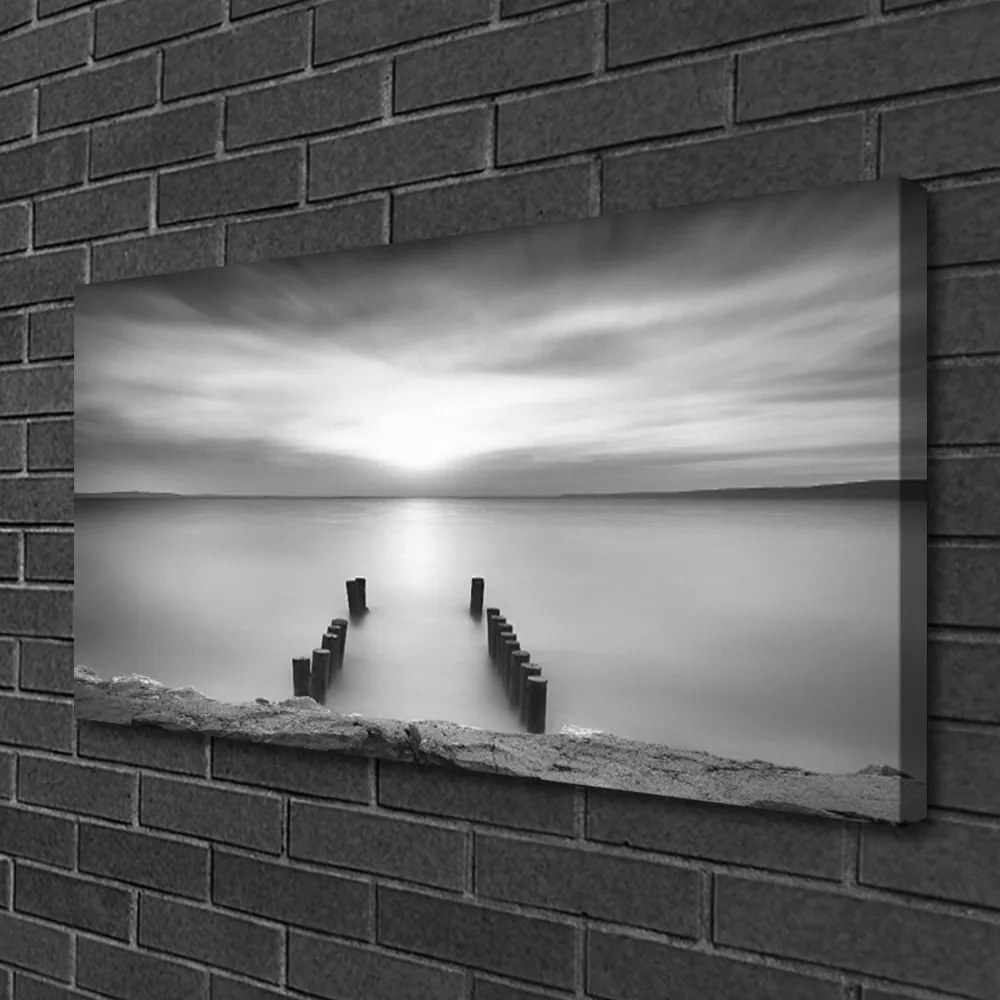 Fotoobraz na płótnie Spokojna Tafla Bałtyku