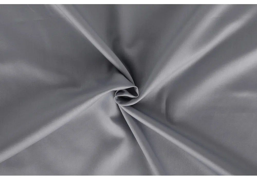 Szara pościel dwuosobowa z satyny bawełnianej 240x220 cm Elegant – Mijolnir