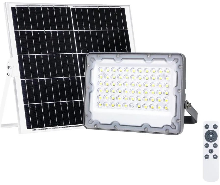 Reflektor LED solarny FOCUS 60W 10000mAh 3,2V 6000K IP65 + DO