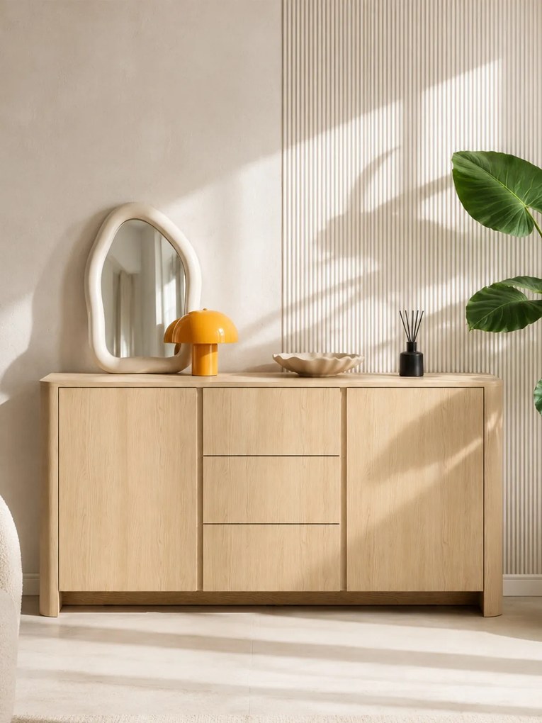 Komoda Sorrenti 168 cm z szufladami - dąb vicenza