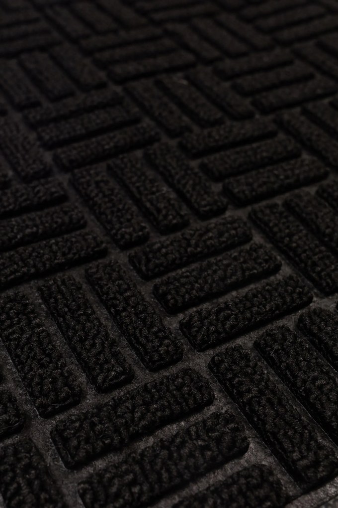 Wycieraczka 40x60cm materiałowa z gumowym spodem i krawędziami estetyczna