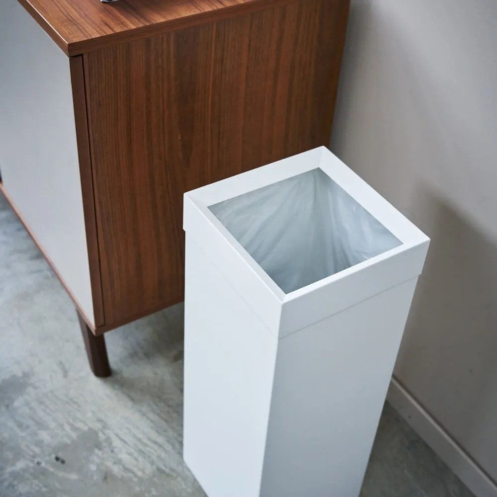 Biały metalowy kosz na śmieci 27 l Tall – YAMAZAKI