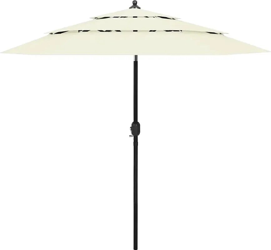 Piaskowy parasol ogrodowy z aluminiowym słupkiem P5-F26