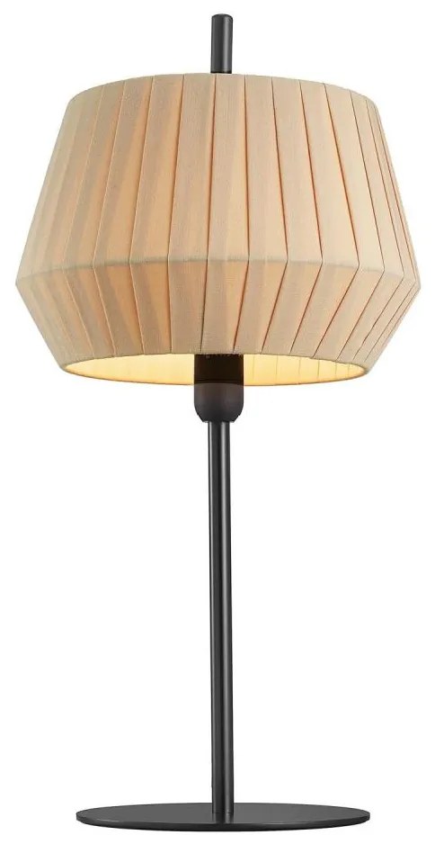 Nordlux - Lampa stołowa DICTE 1xE14/40W/230V beżowy/czarny