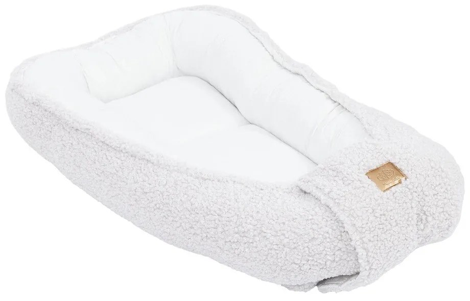 Kokon dla niemowląt w kolorze kości słoniowej 55x83 cm – Meowbaby