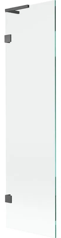 Mexen Lunar L parawan nawannowy 1-skrzydłowy 50 x 150 cm, transparent, gun gray szczotkowany - 897L-050-000-66-00