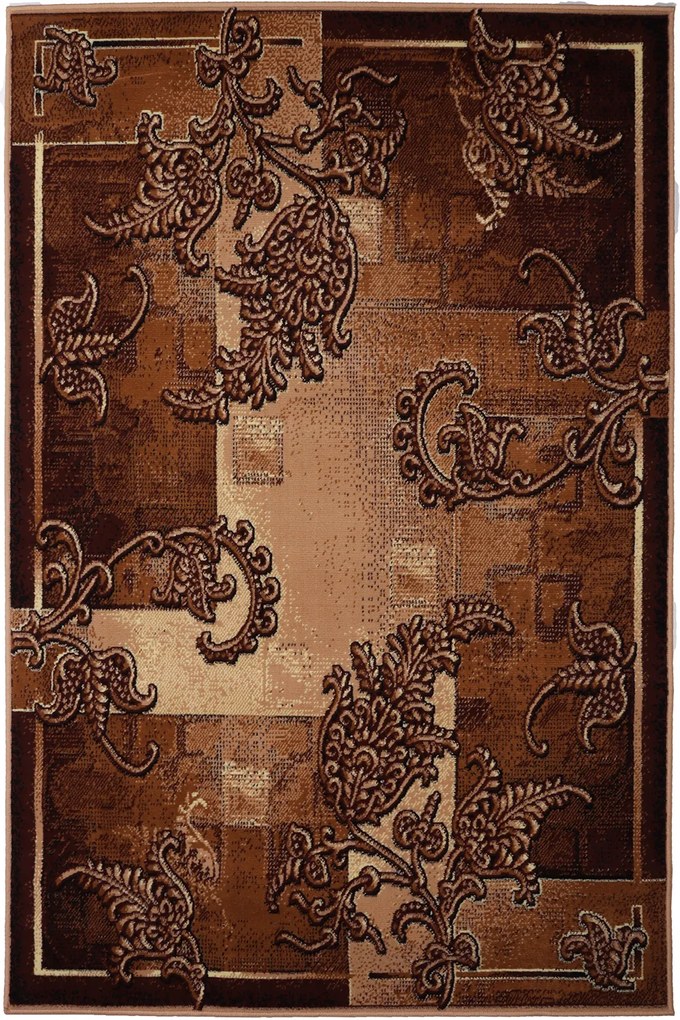Dywan Country LIście brązowy 160x225 Prostokąt